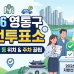 수원시 영통구 사전투표소 찾기 (12개 행정동 전체 위치 및 주차 팁) 수원시 영통구 사전투표소 썸네일 이미지