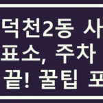 풍덕천2동 사전투표소, 주차 걱정 끝! 꿀팁 포함 풍덕천2동 사전투표소